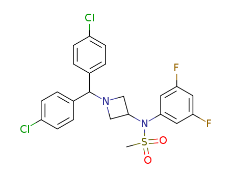 Methanesulfonamide,N-[1-[bis(4-chlorophenyl)methyl]-3-azetidinyl]-N-(3,5-difluorophenyl)-