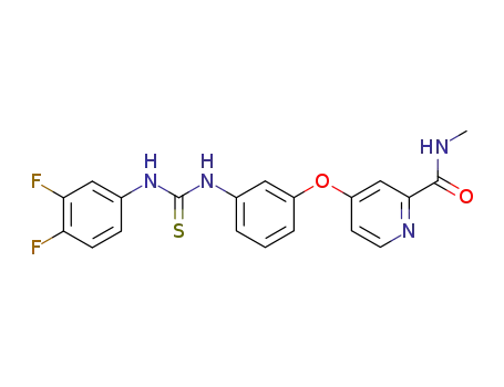 4-(3-(3-(3,4-difluorophenyl)thioureido)phenoxy)-N-methylpicolinamide