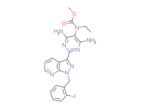 methyl {4,6-diamino-2-[1-(2-fluorobenzyl)-1H-pyrazolo[3,4-b]pyridin-3-yl]pyrimidin-5-yl}ethylcarbamate