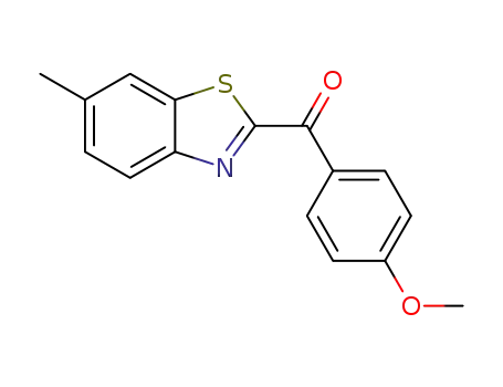 Molecular Structure of 1268700-07-7 ((4-methoxyphenyl)(6-methylbenzo[d]thiazol-2-yl)methanone)