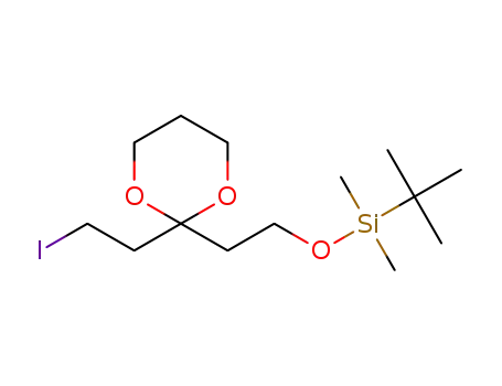 tert-butyl-{2-[2-(2-iodoethyl)-[1,3]-dioxan-2-yl]ethoxy}dimethylsilane