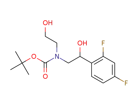 tert-butyl [2-(2,4-difluorophenyl)-2-hydroxyethyl](2-hydroxyethyl)carbamate