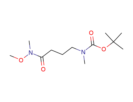 tert-butyl (4-(methoxy(methyl)amino)-4-oxobutyl)(methyl)carbamate