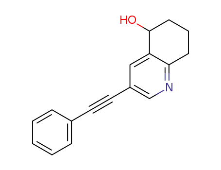 3-(phenylethynyl)-5,6,7,8-tetrahydroquinolin-5-ol