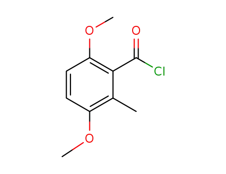 Molecular Structure of 116324-51-7 (Benzoyl chloride, 3,6-dimethoxy-2-methyl- (9CI))