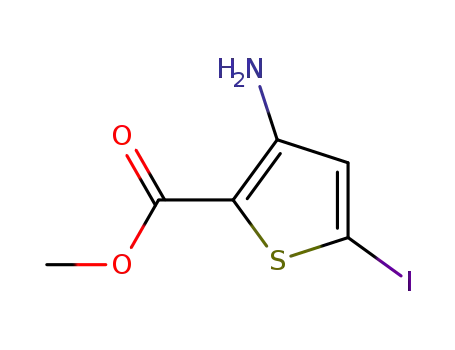 메틸 3-aMino-5-요오도-2-티오펜카르복실레이트