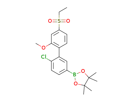 2-(6-chloro-4'-(ethylsulfonyl)-2'-methoxy-[1,1'-biphenyl]-3-yl)-4,4,5,5-tetramethyl-1,3,2-dioxaborolane