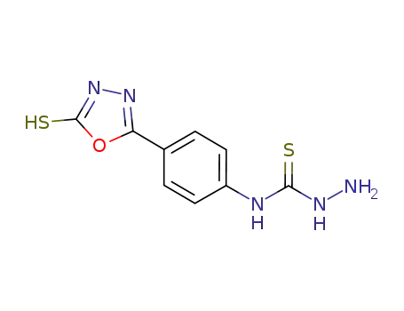 4-(4-(5-메르캅토-1,3,4-
옥사디아졸-2-일)페닐)티오오스미카르바지드