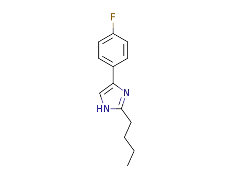Molecular Structure of 1313233-68-9 (2-butyl-4-(4-fluorophenyl)-1H-imidazole)