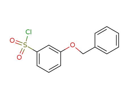 Molecular Structure of 162711-45-7 (3-(benzyloxy)benzene-1-sulfonyl chloride)