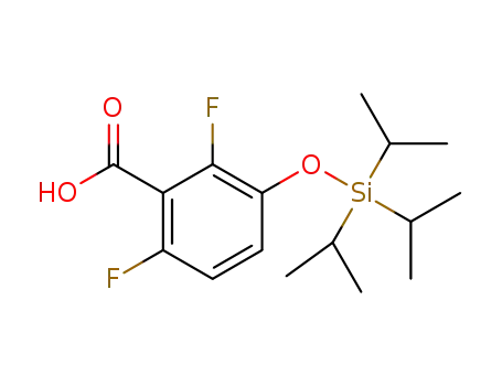 2,6-difluoro-3-triisopropylsilyloxy-benzoic acid