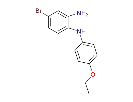Molecular Structure of 1038383-44-6 (4-bromo-N-1-(4-ethoxyphenyl)benzene-1,2-diamine)
