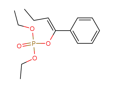 Phosphoric acid, diethyl (1Z)-1-phenyl-1-buten-1-yl ester