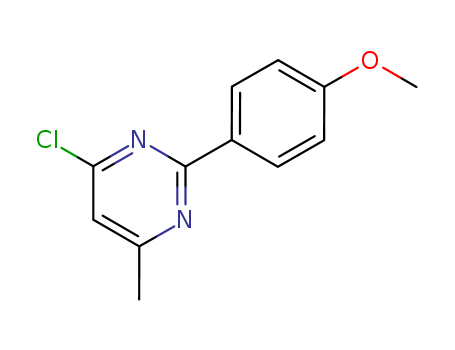 Pyrimidine, 4-chloro-2-(4-methoxyphenyl)-6-methyl-