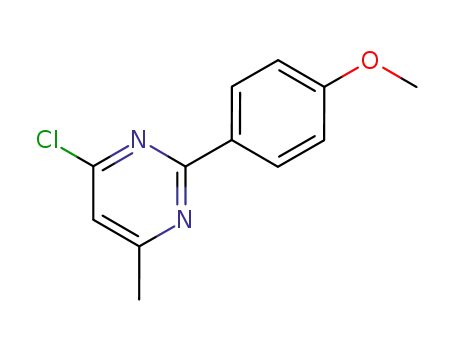 4- 클로로 -2- (4- 메 톡시 페닐) -6- 메틸 피리 미딘