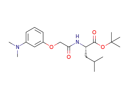 (S)-tert-butyl 2-(2-(3-(dimethylamino)phenoxy)acetamido)-4-methylpentanoate