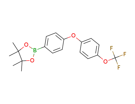 4,4,5,5-tetramethyl-2-(4-(4-(trifluoromethoxy)phenoxy)phenyl)-1,3,2-dioxaborolane