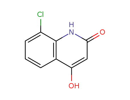 Molecular Structure of 1900-41-0 (2(1H)-Quinolinone, 8-chloro-4-hydroxy-)