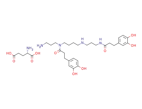 Molecular Structure of 1375179-88-6 (kukoamine B glutamate)