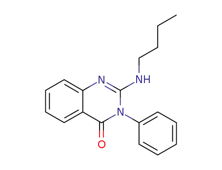 Molecular Structure of 10204-16-7 (2-(butylamino)-3-phenylquinazolin-4(3H)-one)
