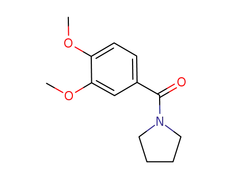 Molecular Structure of 22792-07-0 ((3,4-dimethoxyphenyl)(pyrrolidin-1-yl)methanone)