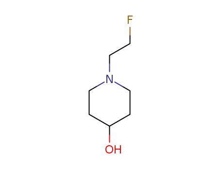 Molecular Structure of 492446-45-4 (4-Piperidinol,1-(2-fluoroethyl)-(9CI))