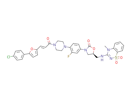 C<sub>35</sub>H<sub>32</sub>ClFN<sub>6</sub>O<sub>6</sub>S