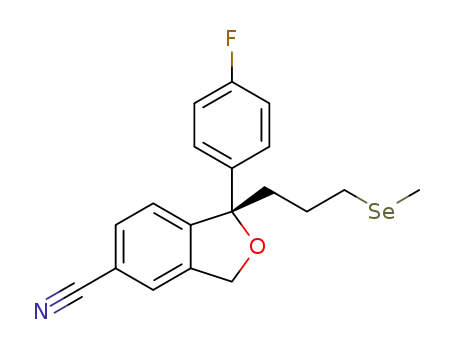 (S)-1-(4-fluorophenyl)-1-(3-(methyselanyl)propyl)-1,3-dihydroisobenzofuran-5-carbonitrile