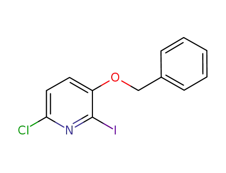 Molecular Structure of 690261-53-1 (3-(benzyloxy)-6-chloro-2-iodopyridine)