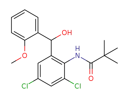 Propanamide,
N-[2,4-dichloro-6-[hydroxy(2-methoxyphenyl)methyl]phenyl]-2,2-dimethyl
-