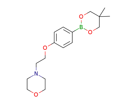 4-{2-[4-(5,5-dimethyl-1,3,2-dioxaborinan-2-yl)phenoxy]ethyl}morpholine