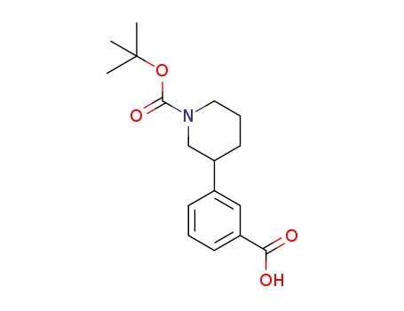 3-{1-[(tert-butoxy)carbonyl]piperidin-3-yl}benzoic acid