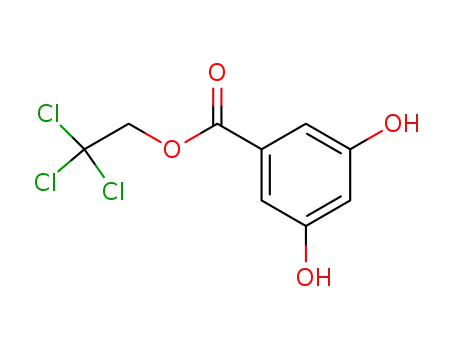 Molecular Structure of 143330-91-0 (3,5-DIHYDROXYBENZOIC ACID 2,2,2-TRICHLOROETHYL ESTER)