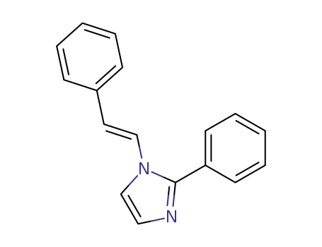 Molecular Structure of 58275-54-0 (2-Phenyl-1-[(E)-2-phenylethenyl]-1H-imidazole)