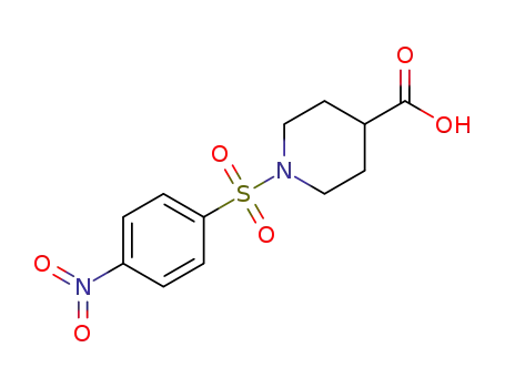 Molecular Structure of 331828-49-0 (1-(4-nitro-benzenesulfonyl)-piperidine-4-carboxylic acid)