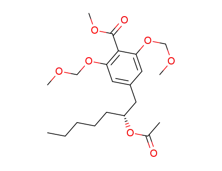(R)-methyl 4-(2-acetoxyheptyl)-2,6-bis(methoxymethoxy)benzoate