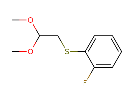 Benzene, 1-[(2,2-dimethoxyethyl)thio]-2-fluoro-