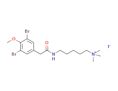 5-(2-(3,5-dibromo-4-methoxyphenyl)acetamido)-N,N,N-trimethylpentan-1-aminium iodide