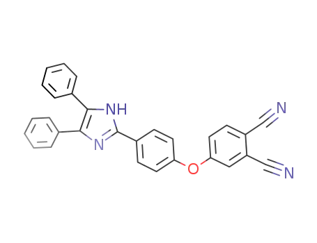 4-[4-(4,5-diphenyl-1H-imidazol-2-yl)phenoxy]phthalonitrile