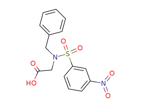 Glycine, N-[(3-nitrophenyl)sulfonyl]-N-(phenylmethyl)-
