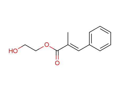 Molecular Structure of 1621329-51-8 (2-hydroxyethyl (E)-α-methylcinnamate)