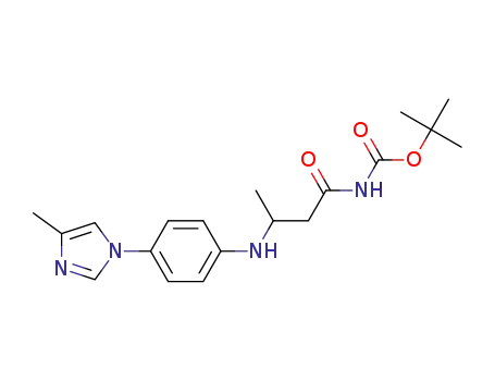 1,1-dimethylethyl (3-{[4-(4-methyl-1H-imidazol-1-yl)phenyl]amino}butanoyl)carbamate