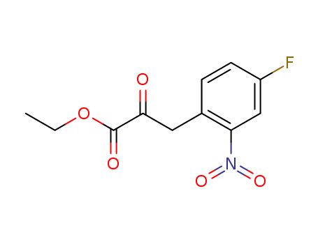 4-FLUORO-2-NITRO-ALPHA-OXO-BENZENE PROPANOIC ACID ETHYL ESTER