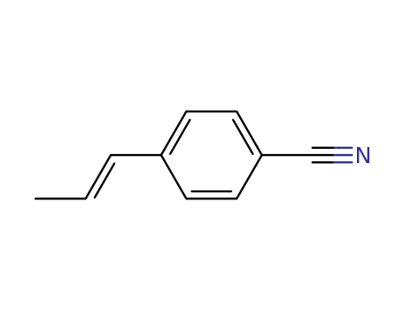 Benzonitrile, 4-(1-propenyl)-, (E)-