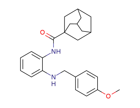 Molecular Structure of 163617-85-4 (N-(1-adamantanecarbonyl)-N'-(4-methoxyphenyl)methyl-1,2-phenylenediamine)