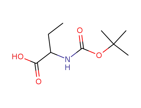 Molecular Structure of 77284-64-1 (BOC-DL-2-AMINOBUTYRIC ACID)