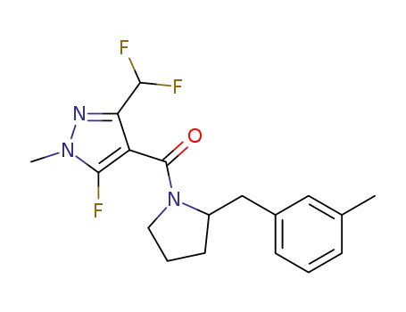 [3-(difluoromethyl)-5-fluoro-1-methyl-1H-pyrazol-4-yl][2-(3-methyl-benzyl)pyrrolidin-1-yl]methanone