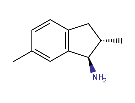 Molecular Structure of 752984-24-0 ((1R,2S)-2,6-dimethyl-2,3-dihydro-1H-inden-1-yl-amine)