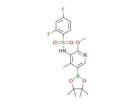 2,4-difluoro-N-(2-Methoxy-4-Methyl-5-(4,4,5,5-tetraMethyl-1,3,2-dioxaborolan-2-yl)pyridin-3-yl)benzenesulfonaMide