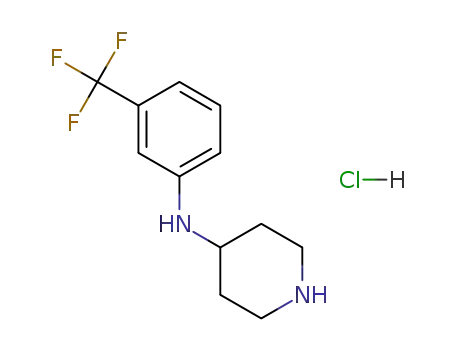 N-[3-(trifluoromethyl)phenyl]piperidin-4-amine, hydrochloride salt